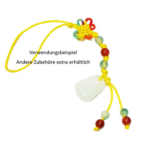 2x Jade Anhänger, Marienkäfer, Käfer, Schmuckteile, Schmuck DIY, 7945